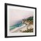 Stupell Industries California Bay Coastline Black Framed Print Under Glass, design by Sisi and Seb